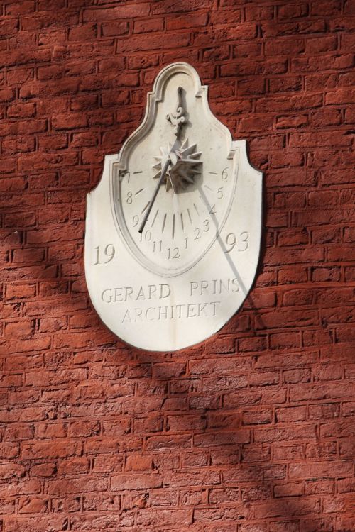 Sundial On Wall