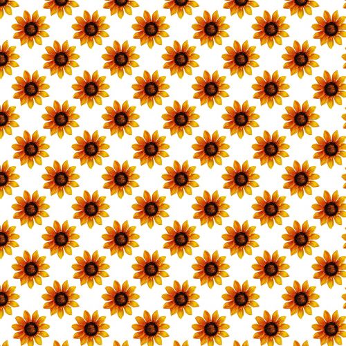 sunflower digital paper orange sunflower flower