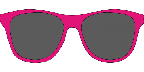 sunglasses pink front