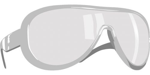 sunglasses grey isolated