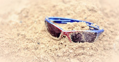 sunglasses  sand  summer