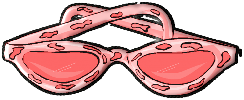 sunglasses pink lady