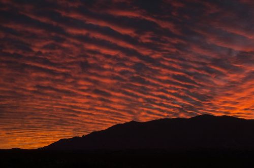 sunrise landscape sky