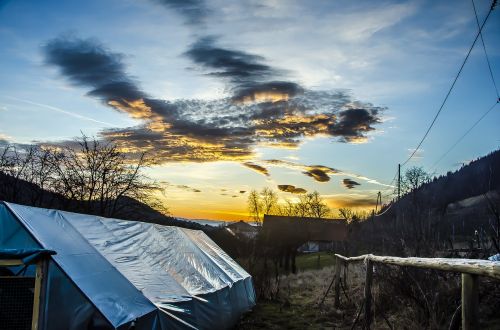 sunrise village mountains