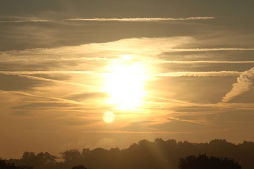 sunrise clouds bright