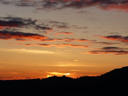 sunrise clouds light