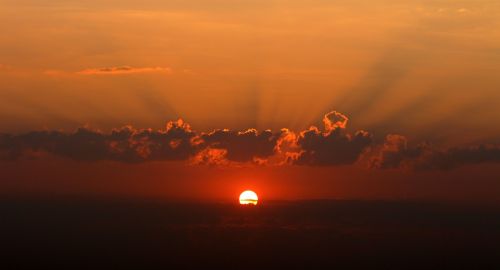 sunrise cloud twilight