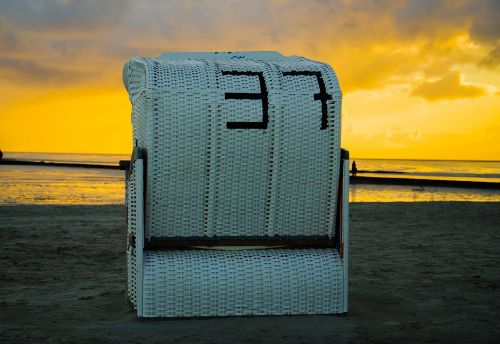 sunrise sunset beach chair