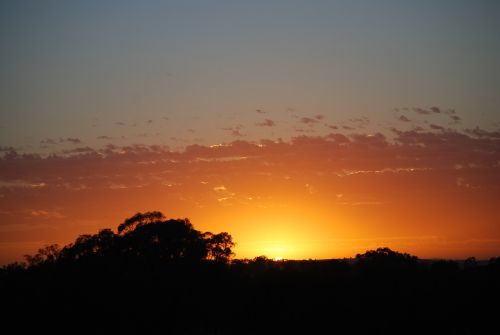 sunrise clouds nature