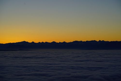 sunrise selva marine clouds