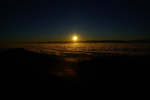 sunrise selva marine clouds