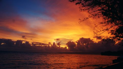 sunrise hawaii landscape