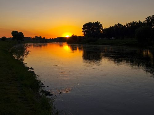 sunrise dawn landscape