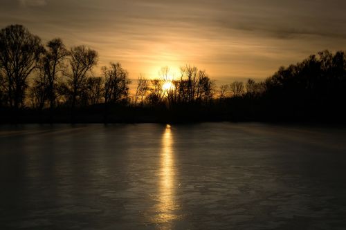 sunrise sun lake