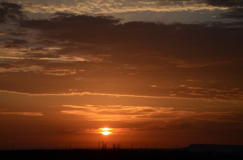 sunrise clouds sky