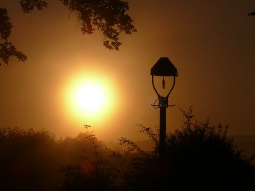 sunrise lantern light