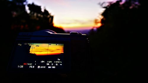 sunrise morgenstimmung camera recording