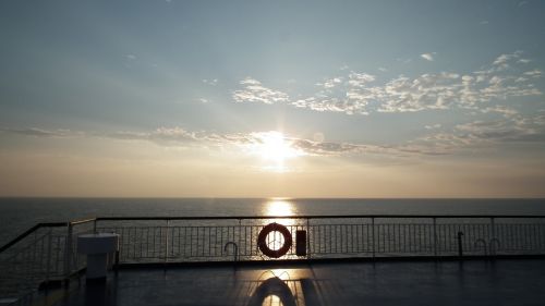 sunrise pacific ferry on board