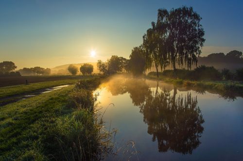 sunrise river water