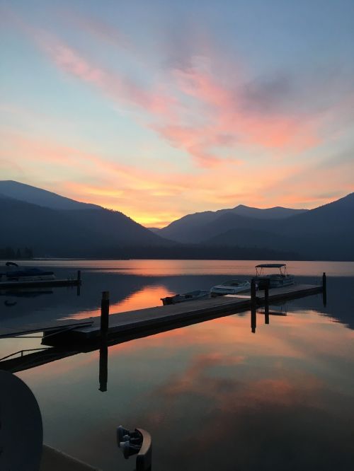 sunrise lake boat