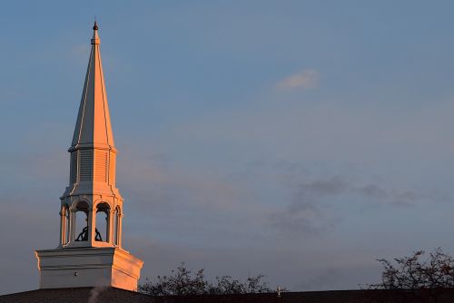 sunrise church spire