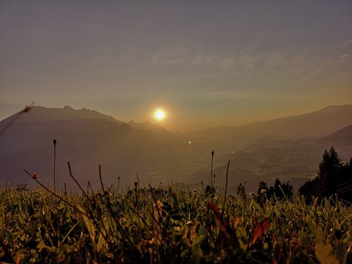 sunrise  oberperfuss  tyrol