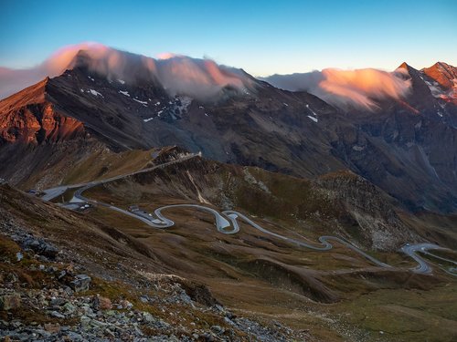 sunrise  fog  clouds