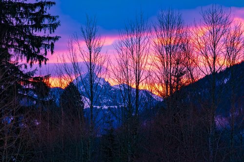 sunrise  mountains  wendelstein