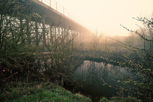sunrise  bridge  yorkshire