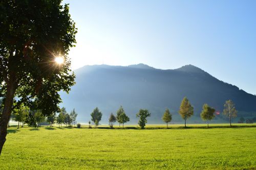 sunrise morning autumn