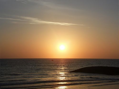 sunrise beach dawn