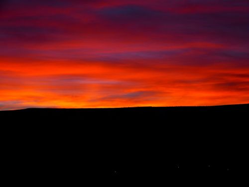 sunrise cloud red