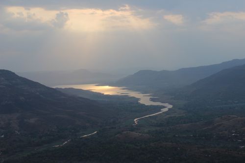 sunrise mahabaleshwar dam backwater