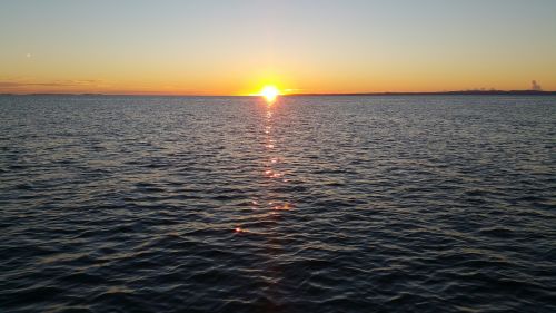 sunrise sea ocean