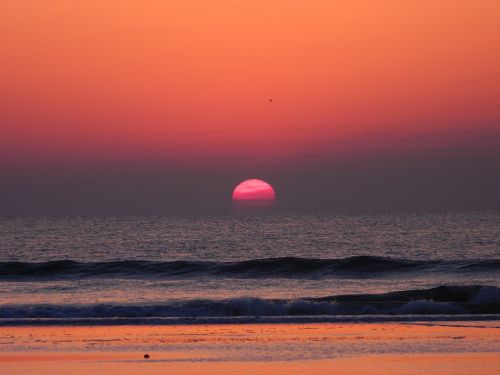 sunrise beach sky