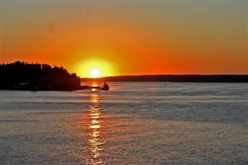 sunrise sweden archipelago