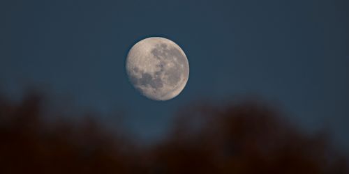 Sunrise Moon Photo