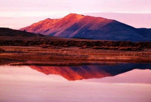 Sunrise On Lake Mountains