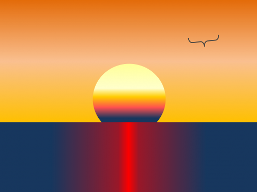 sunset sun sunset background