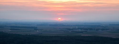 sunset evening landscape