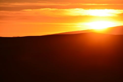 sunset sand dune