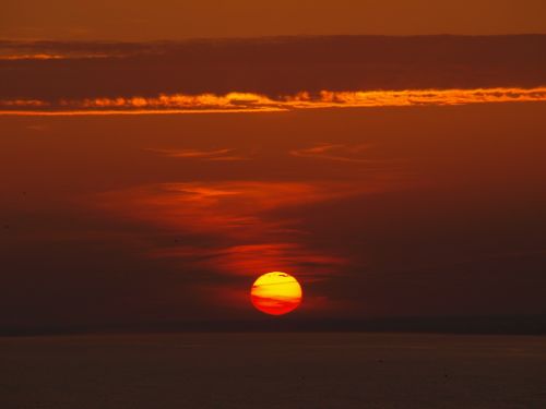 sunset algarve portugal