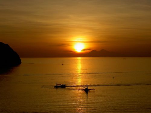 sunset holiday indonesia