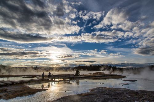 sunset landscape scenic