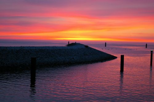 sunset mole marina