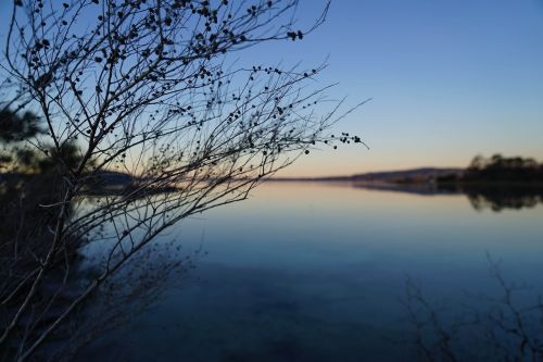 sunset lake new zealand