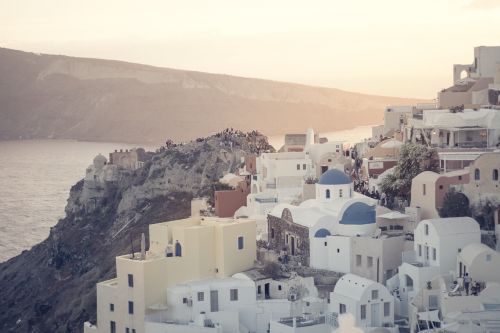 sunset santorini greece