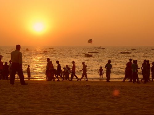 sunset india travel