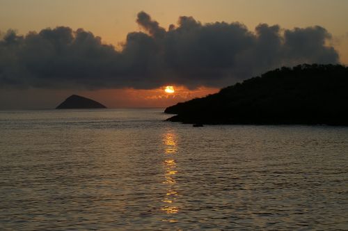 sunset galapagos islands