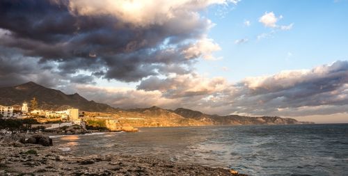 sunset nerja malaga